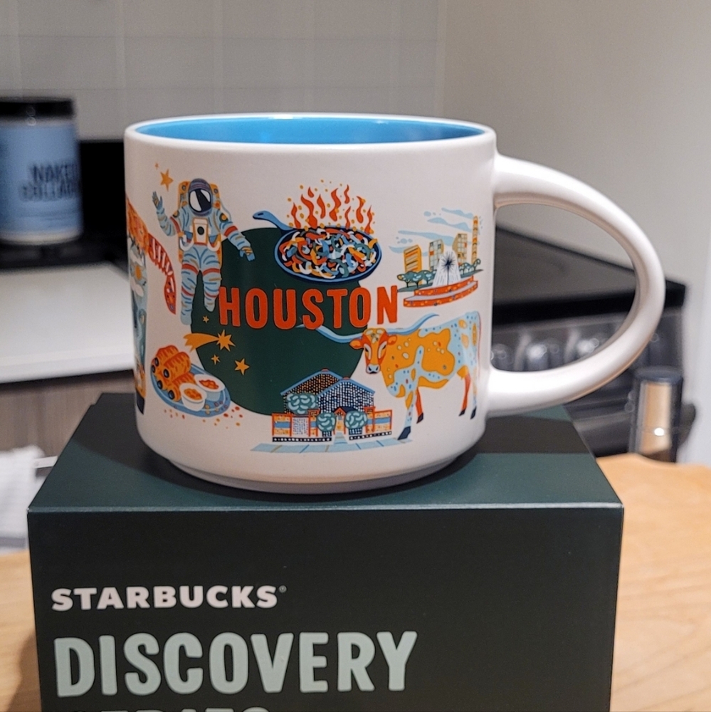 Starbucks Houston Coffee Mug Discovery Series 14oz - Picture 2 of 6